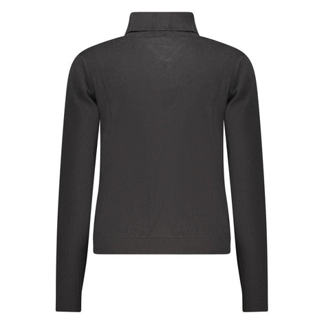 Tommy Hilfiger Black Cotton Women Sweater Tommy Hilfiger
