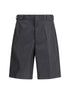 Prada Black Recycled Polyamide Bermuda Shorts Prada