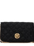 Versace Black Fabric Clutch Bag Versace