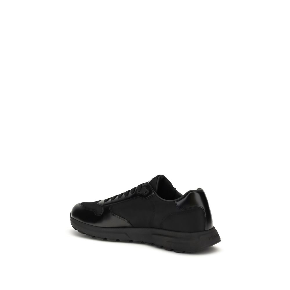 Prada Black Recycled Polyamide Athletic Sneakers Prada