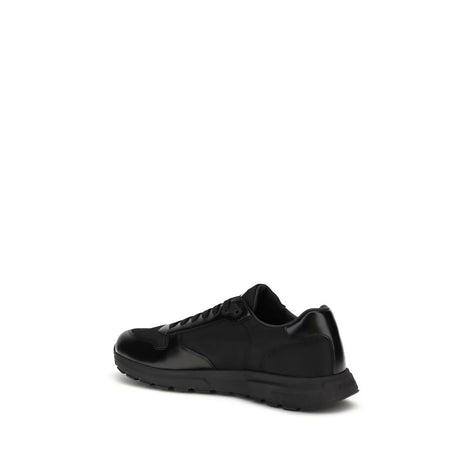 Prada Black Recycled Polyamide Athletic Sneakers Prada
