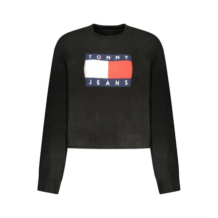 Tommy Hilfiger Black Wool Women Sweater Tommy Hilfiger