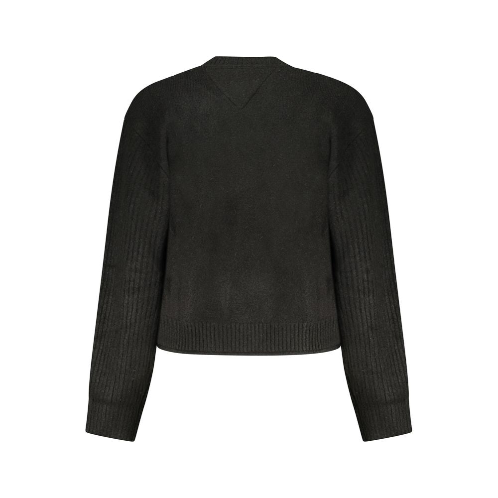 Tommy Hilfiger Black Wool Women Sweater Tommy Hilfiger