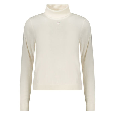 Tommy Hilfiger White Cotton Women Sweater