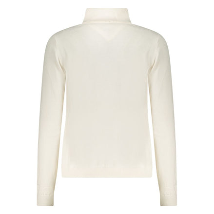 Tommy Hilfiger White Cotton Women Sweater
