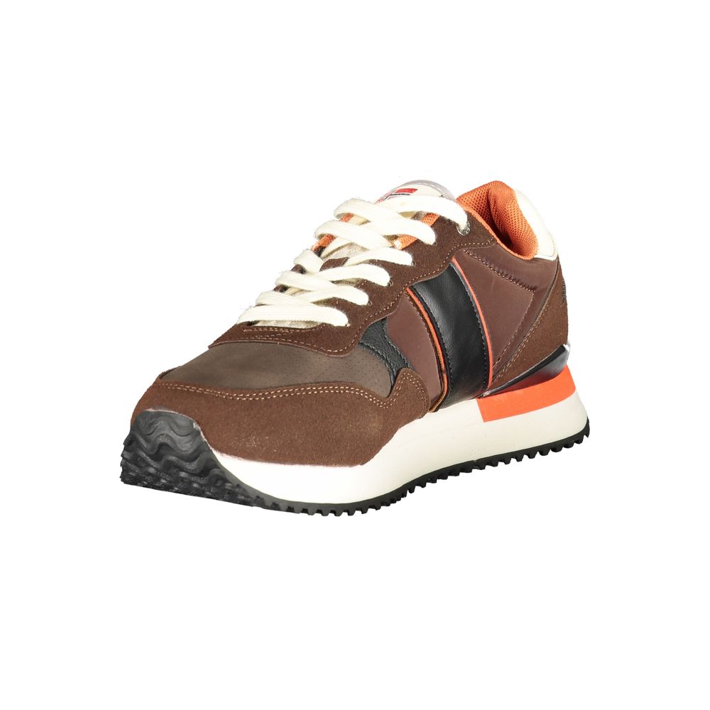 Norway 1963 Brown Polyester Men Sneaker Norway 1963