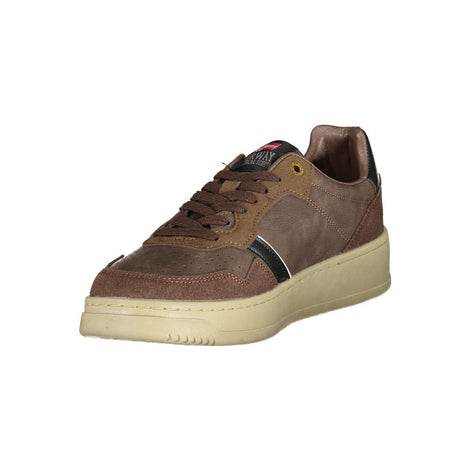 Norway 1963 Brown Polyester Men Sneaker Norway 1963