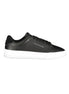 Tommy Hilfiger Black Leather Men Sneaker Tommy Hilfiger