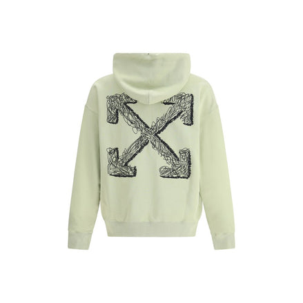 Off-White Bicolor Cotton Sweatshirt Off-White