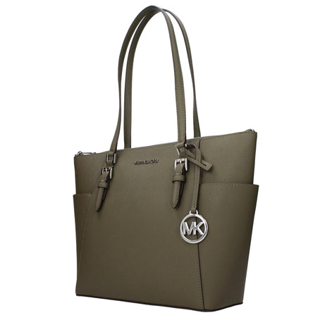 Michael Kors Green Leather Shoulder Bag Michael Kors
