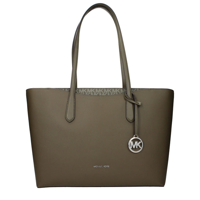 Michael Kors Green Fabric Shoulder Bag Michael Kors