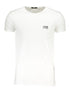 Cavalli Class Bianco Cotton Men T-Shirt Cavalli Class