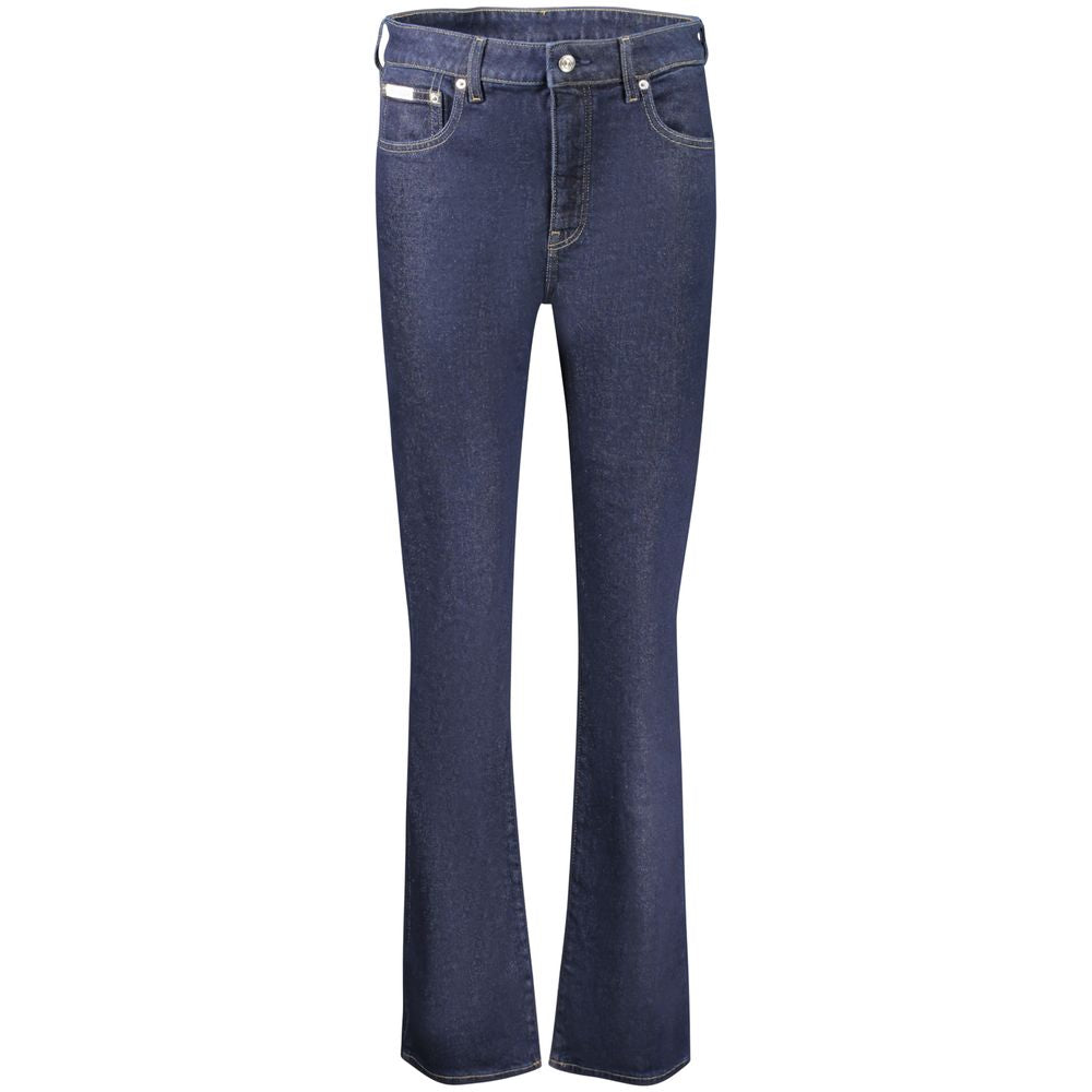 Calvin Klein Blu Cotton Damenjeans