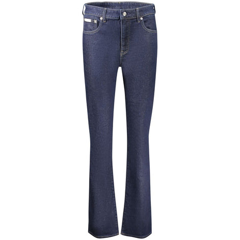 Calvin Klein Blu Cotton Damenjeans