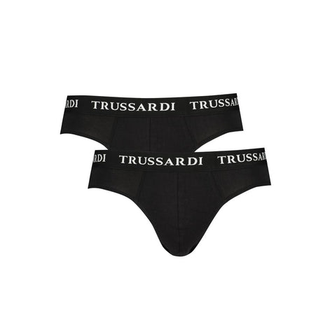Trussardi Black Cotton Men Underwear Trussardi