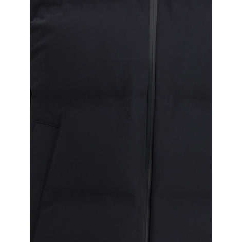 Herno Black Polyester Full-Length Jacket Herno