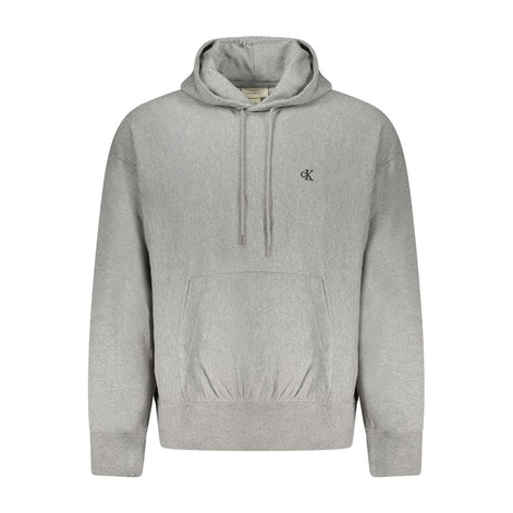 Calvin Klein Gray Cotton Men Sweatshirt Calvin Klein
