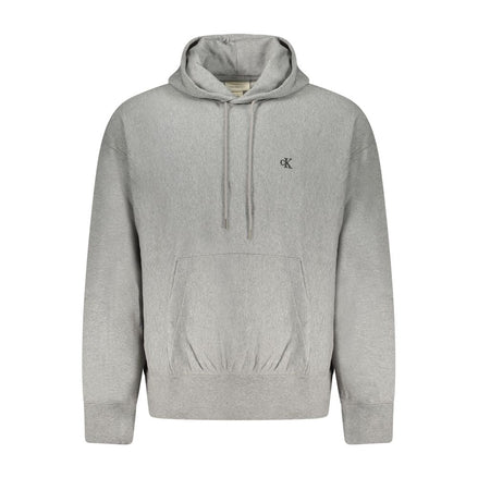 Calvin Klein Gray Cotton Men Sweatshirt Calvin Klein