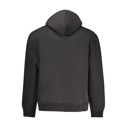 Calvin Klein Black Cotton Men's Hooded Sweatshirt Calvin Klein
