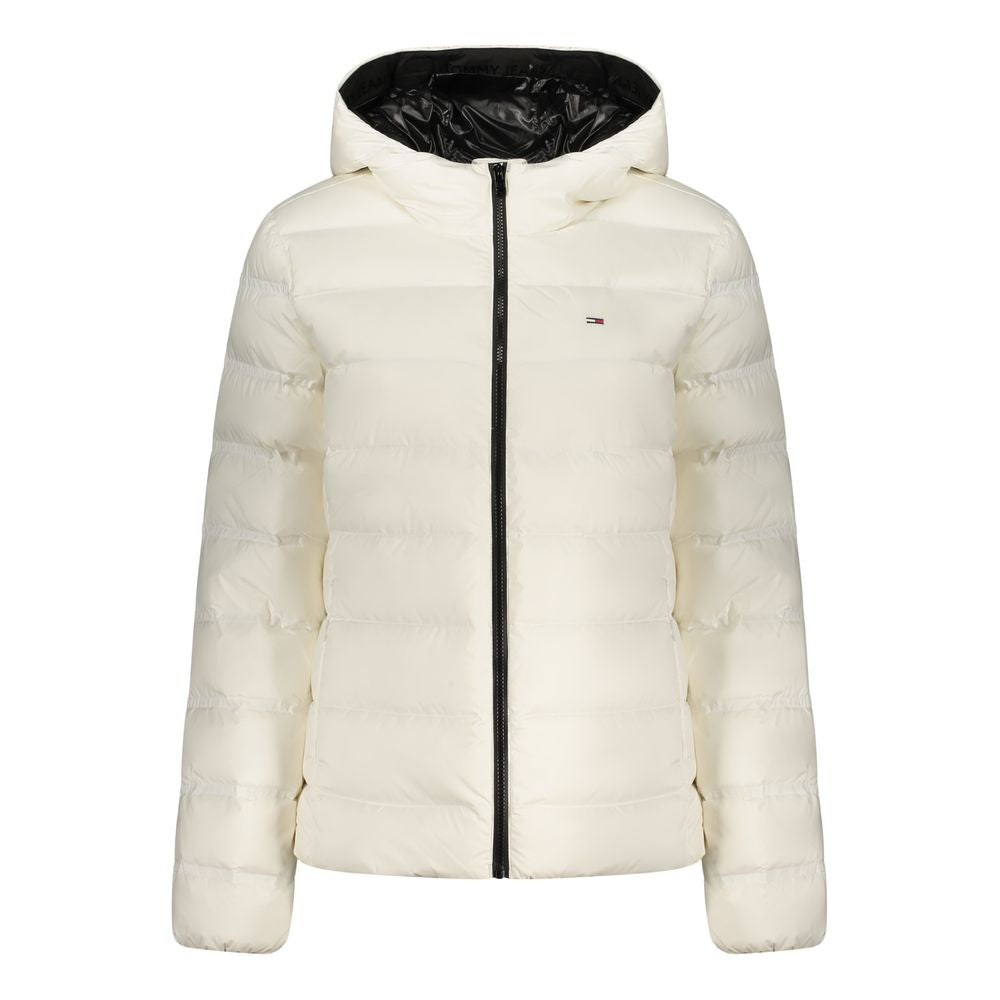 Tommy Hilfiger White Polyester Women's Jacket Tommy Hilfiger