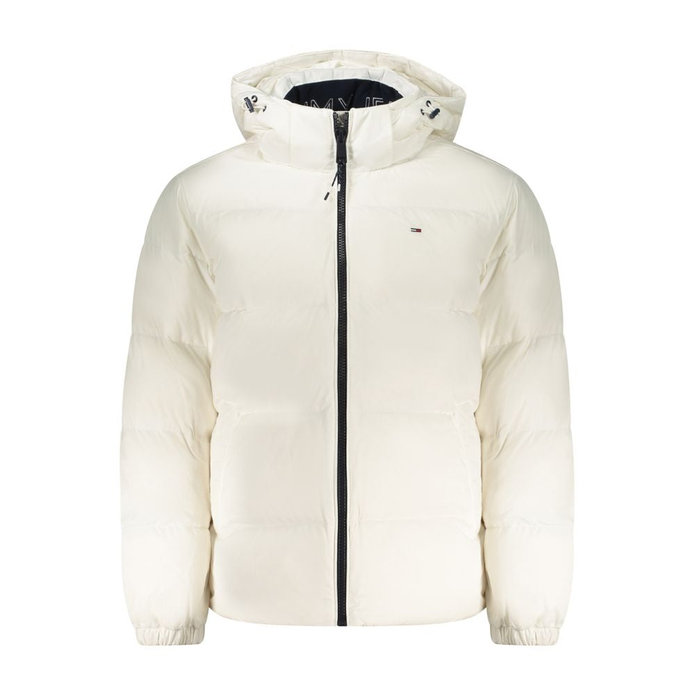 Tommy Hilfiger White Polyester Men's Jacket Tommy Hilfiger