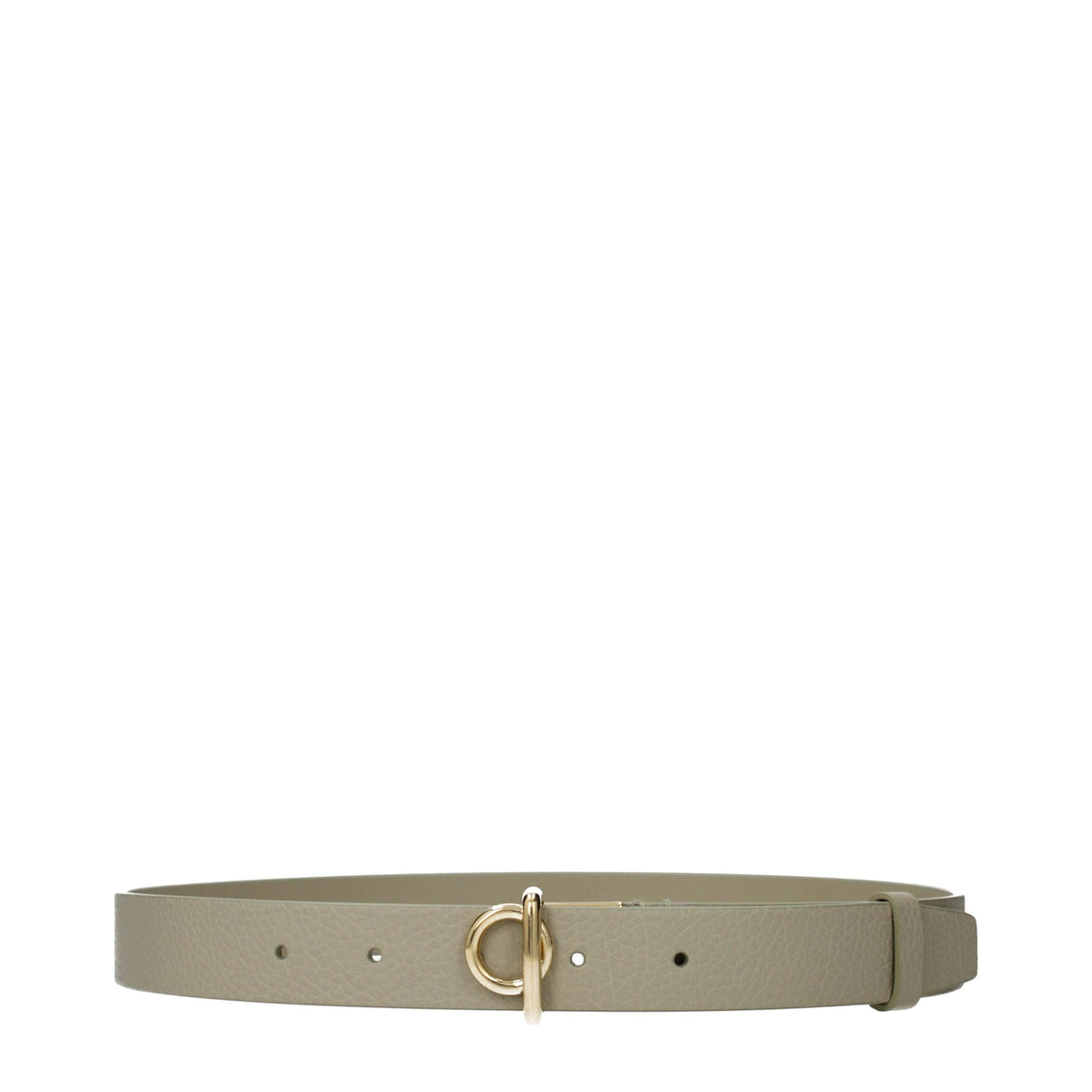 Burberry Beige Leather Regular Belt Burberry