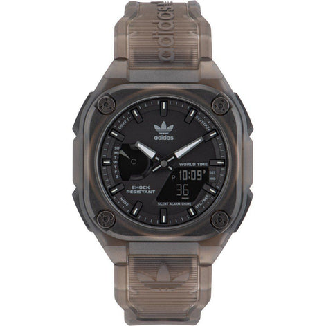Adidas Brown Synthetic Sport Watch Adidas