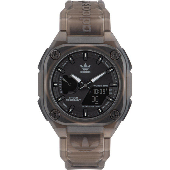 Adidas Brown Synthetic Sport Watch Adidas