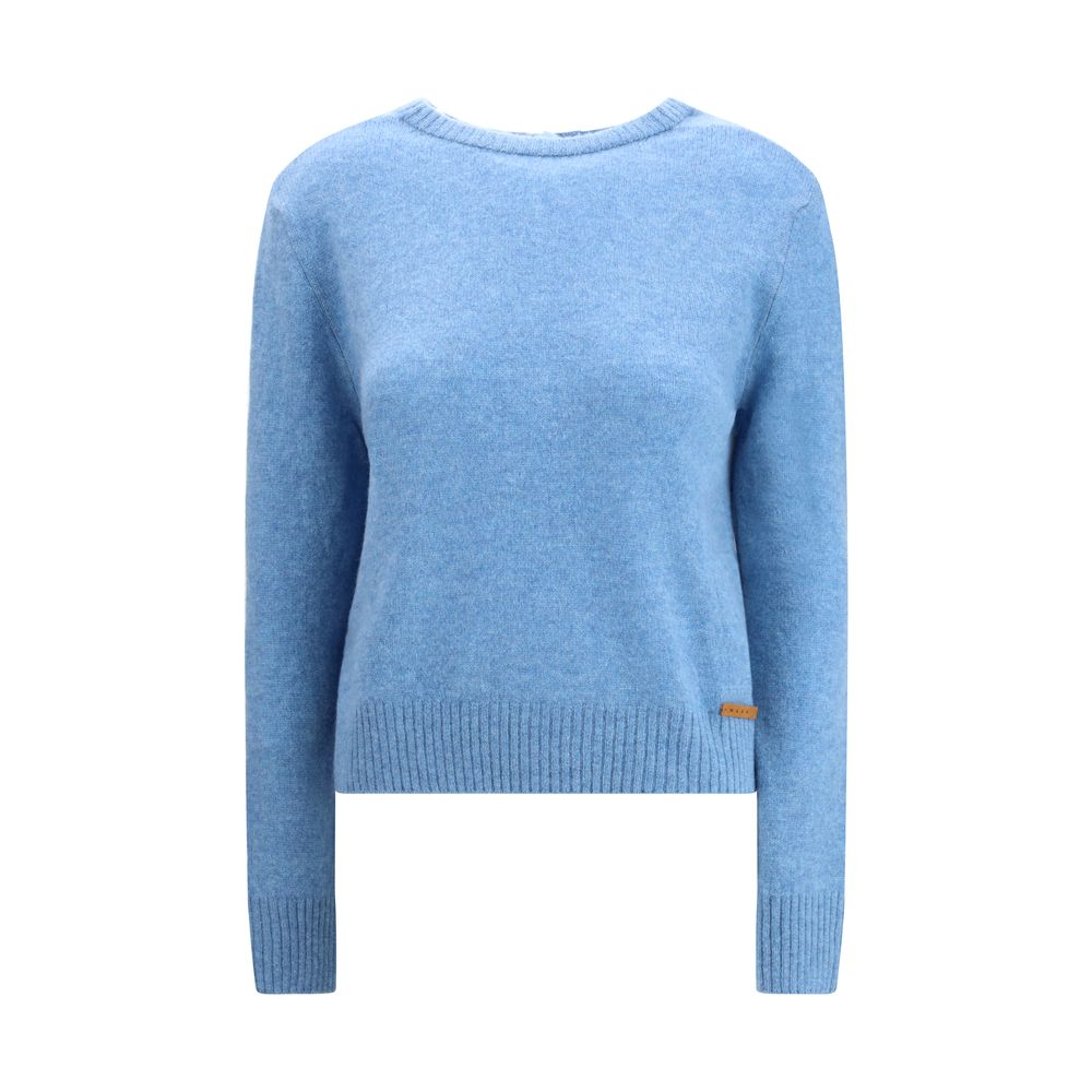 Marni Light Blue Cashmere Sweatshirt Marni