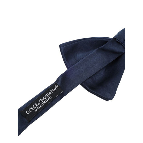 Dolce & Gabbana Blue Silk Bowtie Dolce & Gabbana