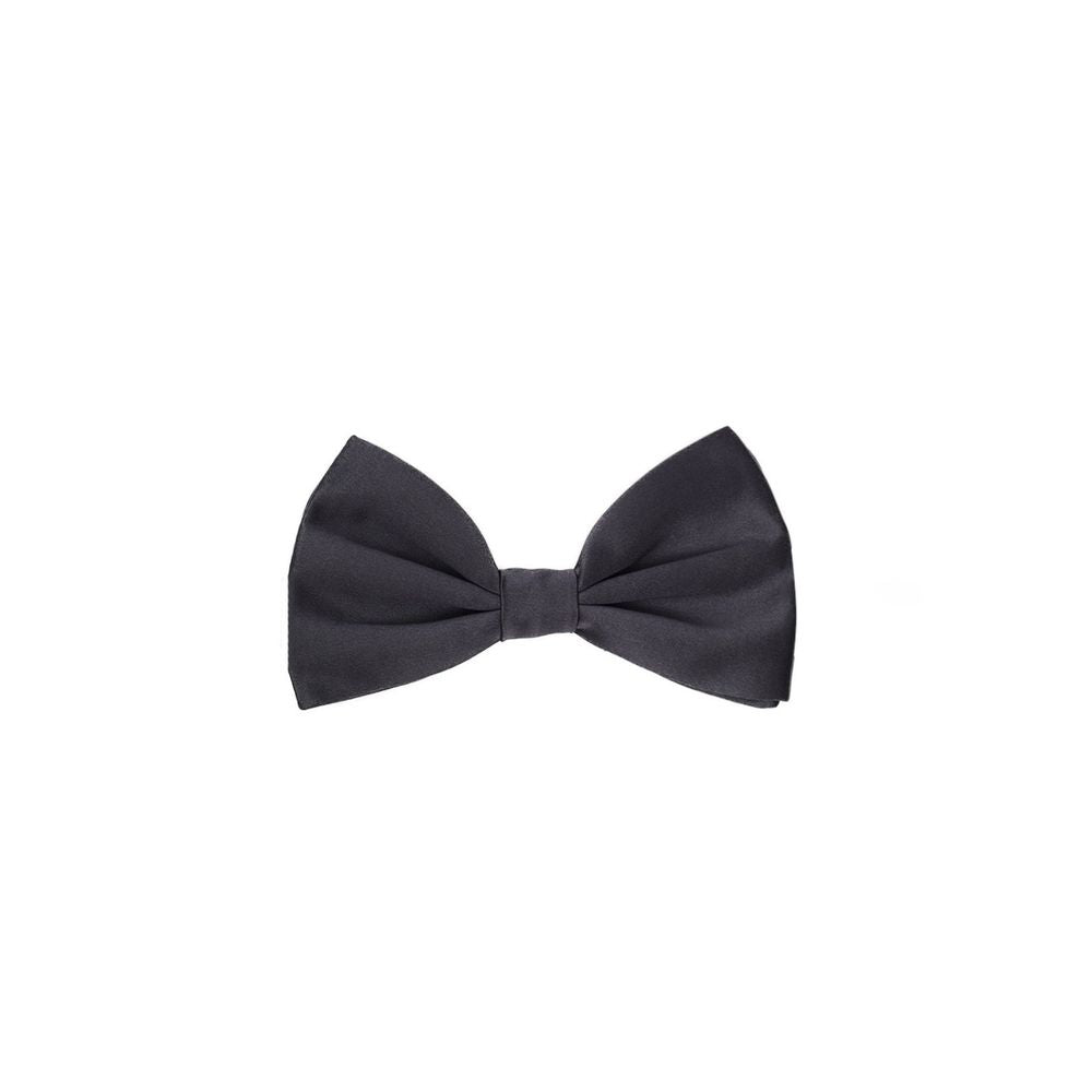 Dolce & Gabbana Gray Silk Bowtie Dolce & Gabbana