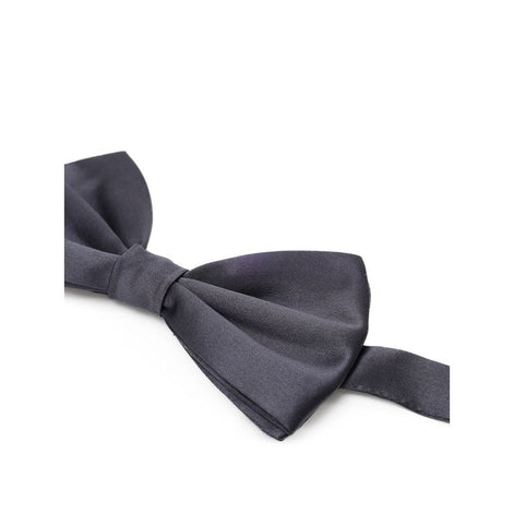 Dolce & Gabbana Gray Silk Bowtie Dolce & Gabbana