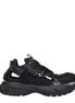 Versace Black Leather Athletic Sneakers Versace