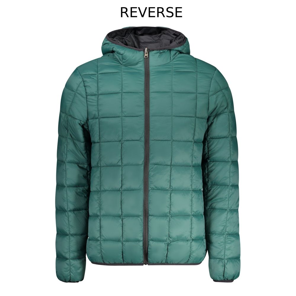 Norway 1963 Black Polyester Men's Reversible Jacket Norway 1963