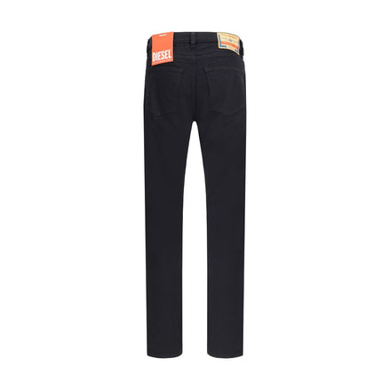 Diesel Black Cotton Slim Fit Jeans Diesel