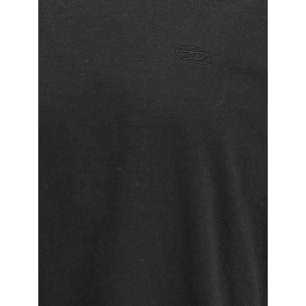 Diesel Black Cotton T-Shirt Diesel