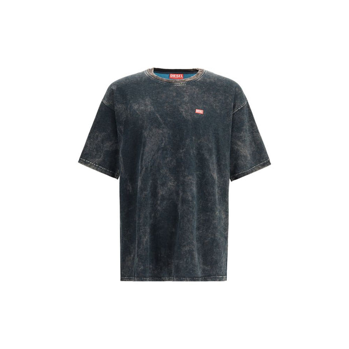 Diesel Black Cotton T-Shirt Diesel