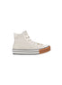 Converse Cream Leather High Top Sneakers Converse