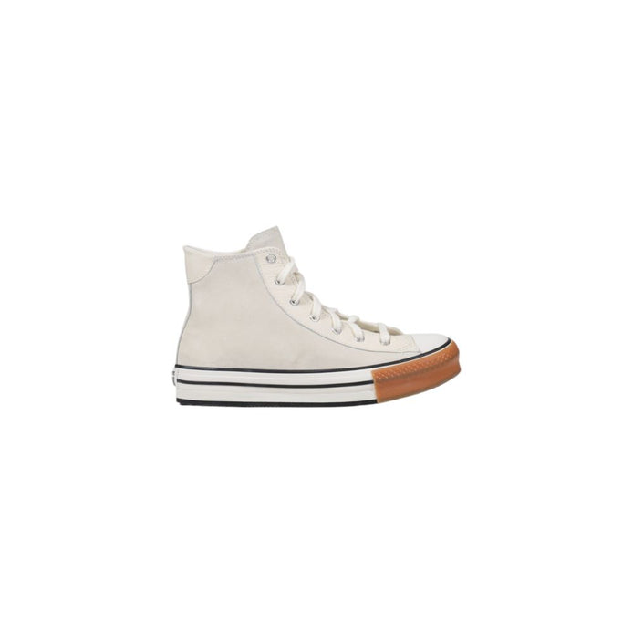 Converse Cream Leather High Top Sneakers Converse