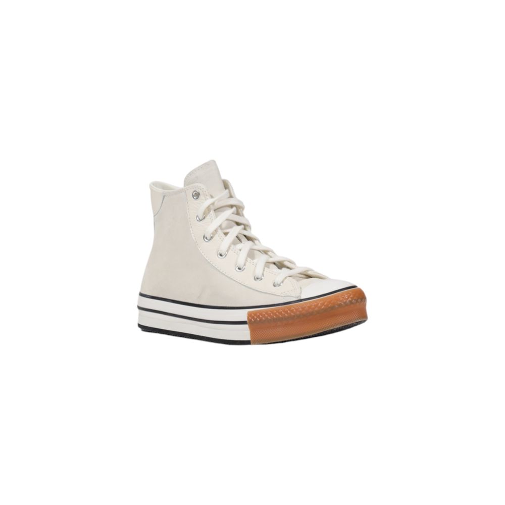 Converse Cream Leather High Top Sneakers Converse