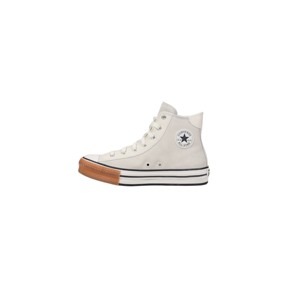 Converse Cream Leather High Top Sneakers Converse