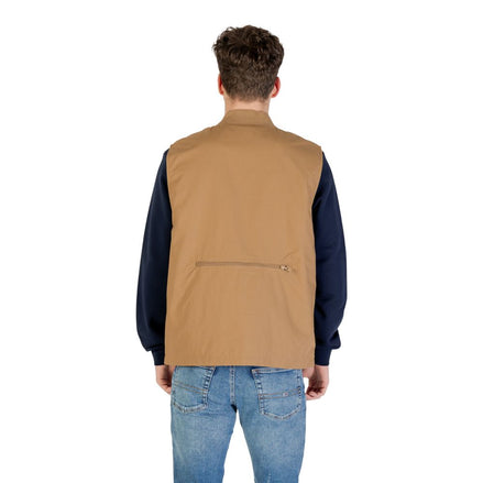 Vans Beige Cotton Sleveless Jacket Vans