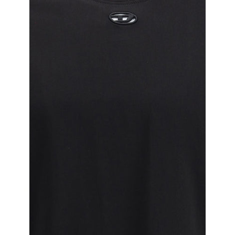 Diesel Black Cotton T-Shirt Diesel