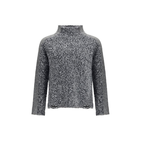 Diesel Gray Wool Sweater Diesel