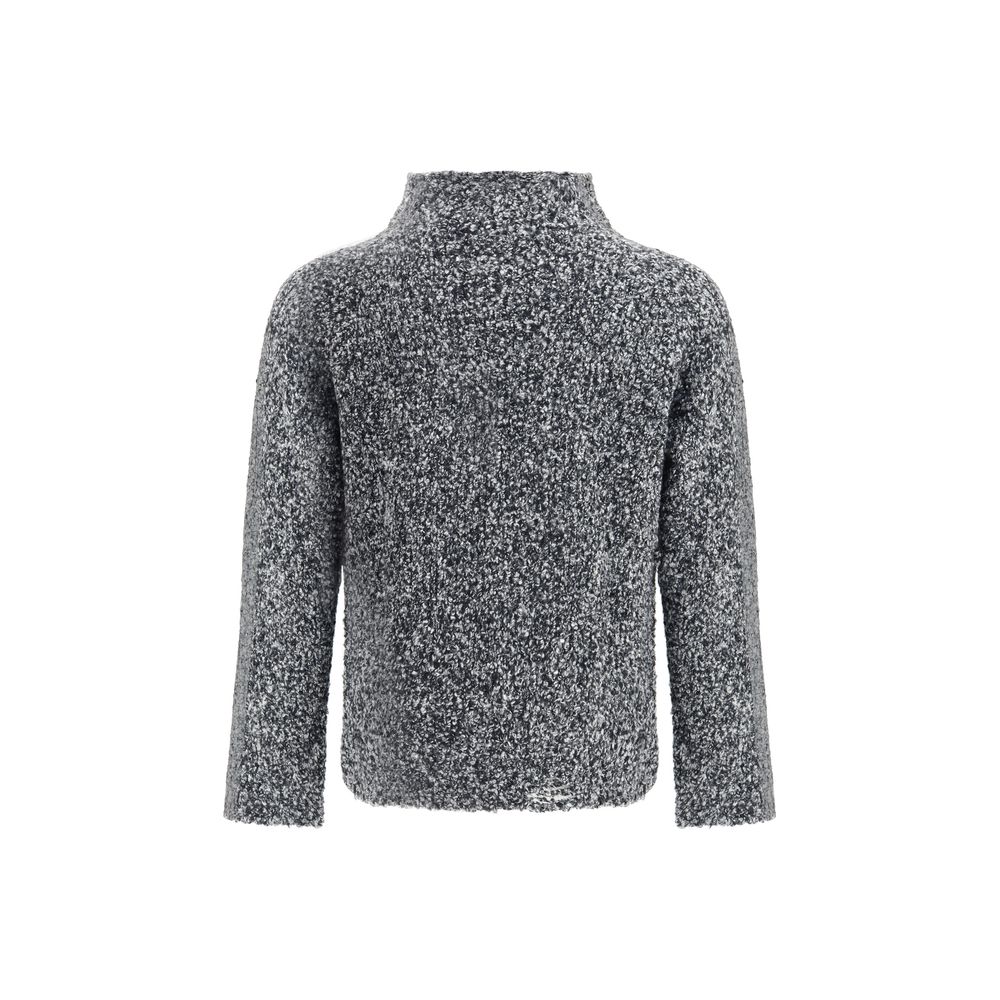 Diesel Gray Wool Sweater Diesel