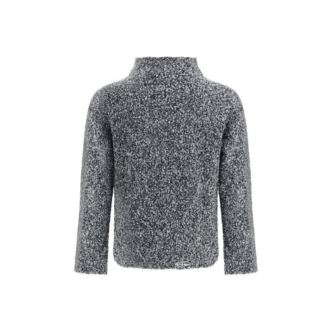 Diesel Gray Wool Sweater Diesel
