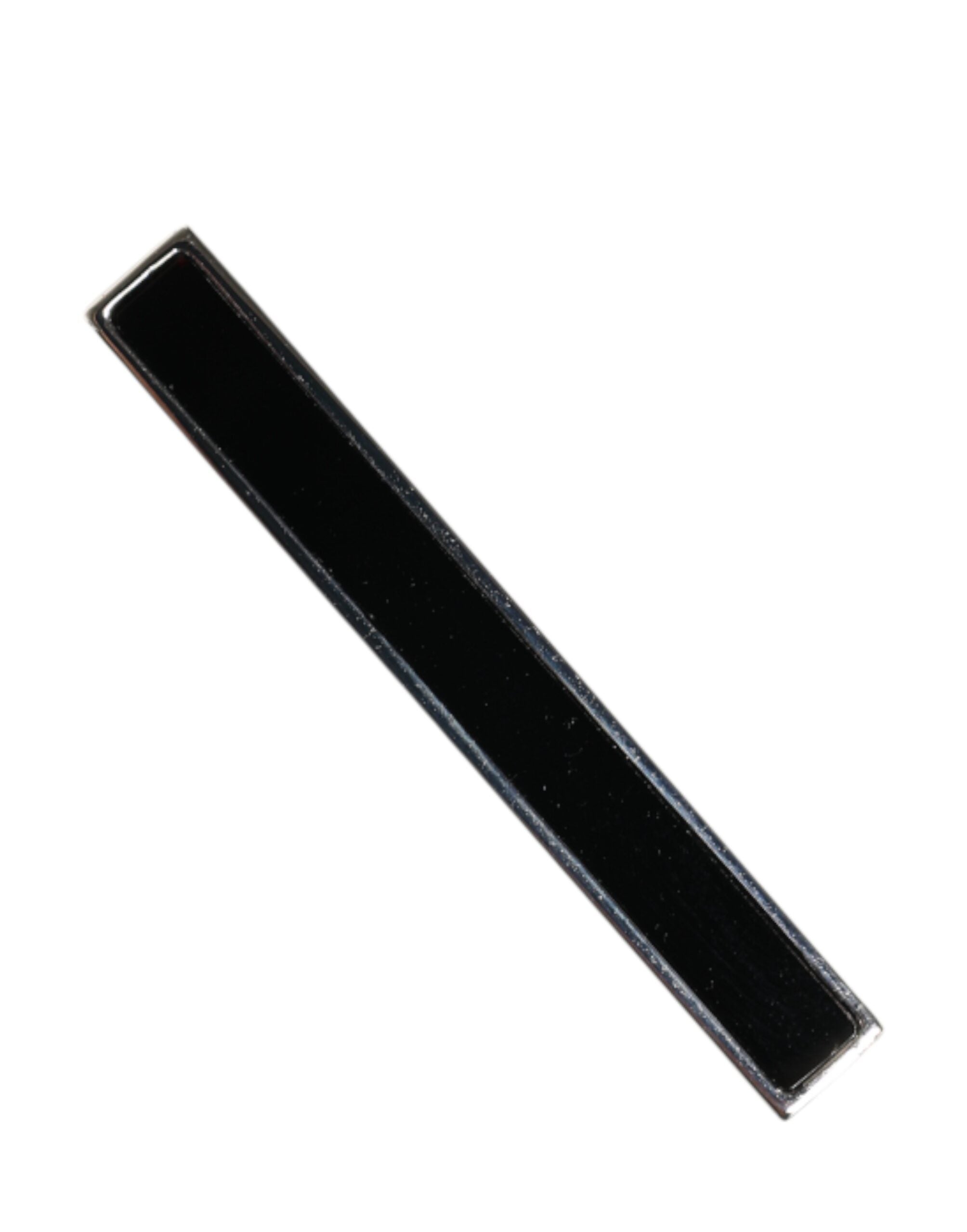 Dolce & Gabbana Silver Tone Brass Logo Branded Men Accessory Tie Clip Bar Dolce & Gabbana