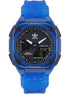 Adidas Blue Rubber Sport Watch Adidas