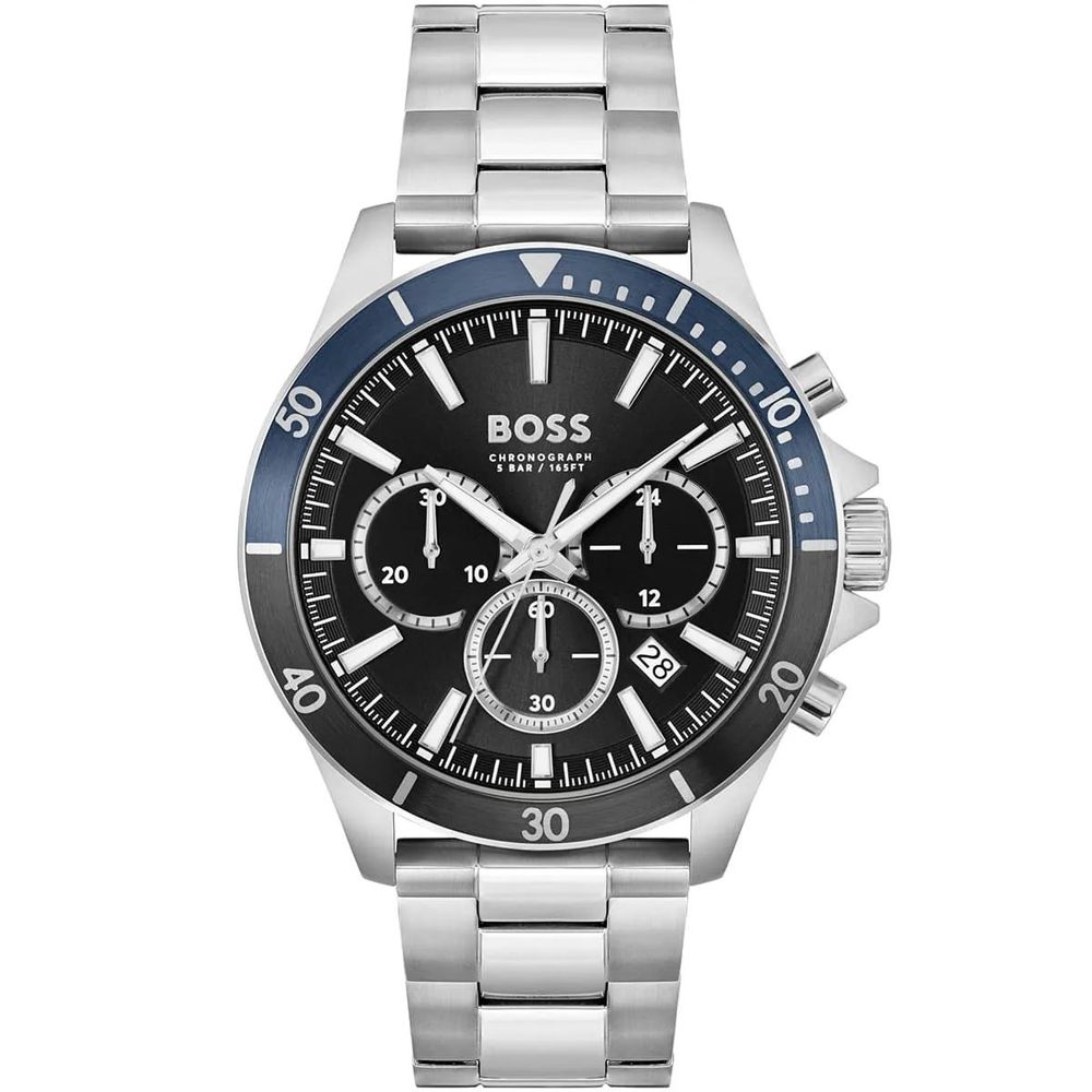 Hugo Boss Gray Stainless Steel Dress Watch Hugo Boss