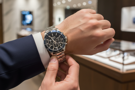 Montre Hugo Boss Grise Acier Chronographe 45mm Homme